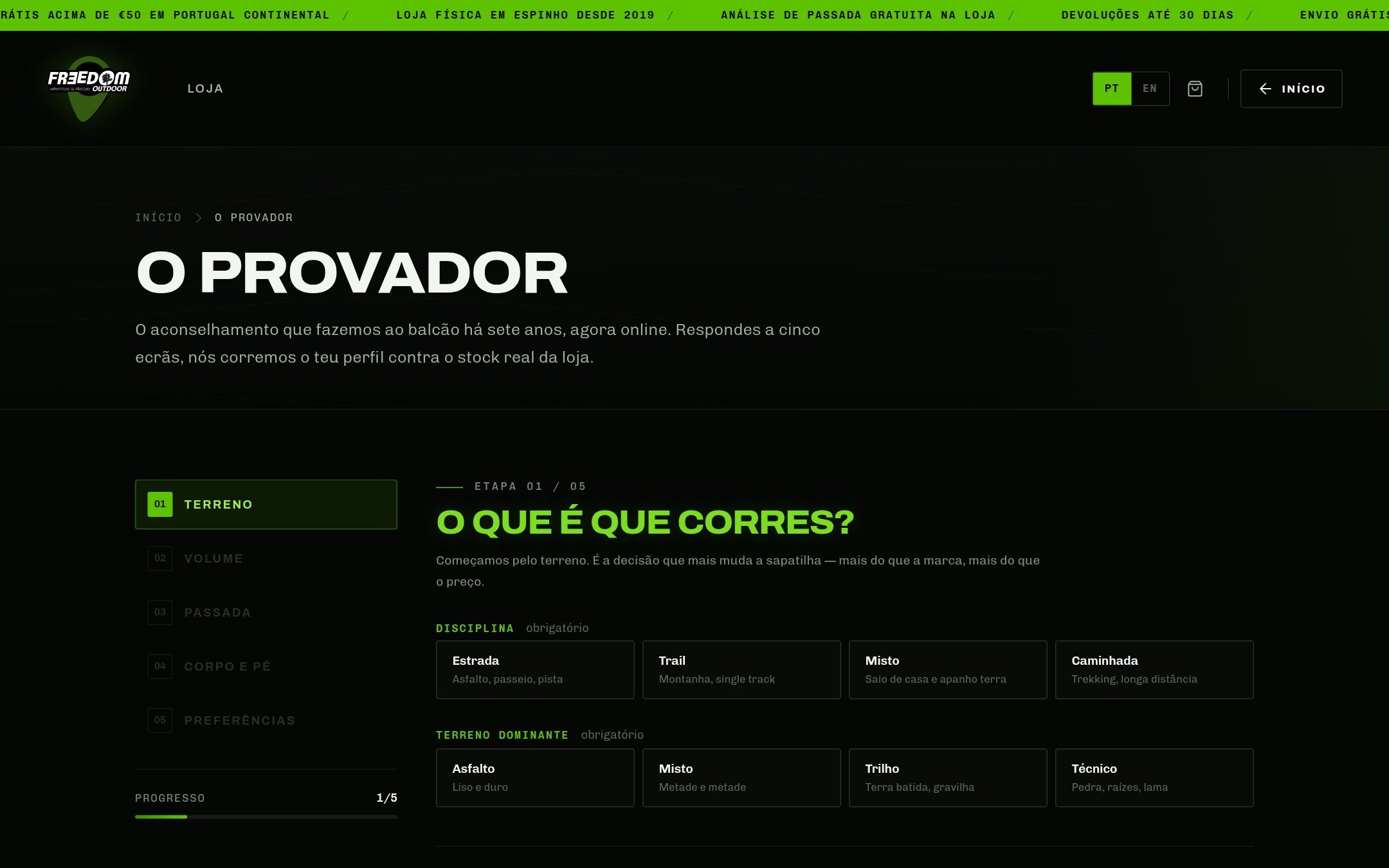 O Provador — fitting
